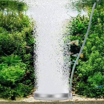 hygger Nano Air Stone for Aquariums, High Dissolved Oxygen Diffuser, 4 Inch | Quiet & Self-Sinking Fish Tank Bubbler Easy Clean, Aquarium Bubbler Aerator Air Pump Accessories for Fish Tank ,Hydroponics