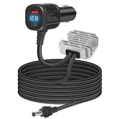 Starlink Mini Car Adapter with Step Up Converter,12/24V Step Up to 30V 3.5A Power Converter,3 in 1Starlink Mini Power Cable with Digital Display,Waterproof Car Power for Trucks,RV,Ships (9.84FT/3M)