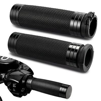 Amazicha 1'' Handlebar Grips, Cable Throttle Control Hand Grips Fit for Harley 1996-2017 Dyna (Except FXDLS), 1996-2007 Touring, 1996-Later XL, 2008-2013 XR, 2002-2017 VRSC