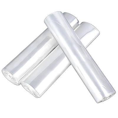 Heat Shrink Wrap Bags 200Pcs 4x6 inches Clear Soft POF Shrink Bags | For Packaging Soap, Bath Bombs, Candles, Books, Stationery, Jars, Bottles, Photo Frame, Embellished Wraps and DIY Crafts