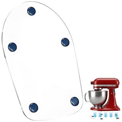 Mixer Slider Mat Compatible with KitchenAid 4.5-5Qt Tilt Head Stand Mixer, Thickened Acrylic Mixer Slider Tray for Kitchenaid Artisan, Kitchen Countertop Moving Tray attachments, Mixers Accessories