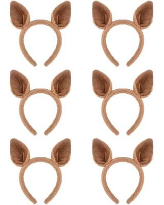 HODRME 6 PCS Animal Ears Headband-Halloween Christmas Festival Theme Party Animal Cosplay Costume Headbands