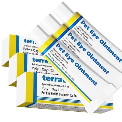 Pet Eye Health for Dogs, Cats, Cattle, Sheep, Horses, Birds, Puppies and Kittens - 3 x 0.35 oz (10 g) Tubes