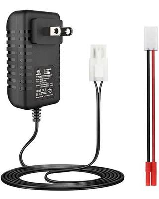 7.2V-9.6V / 8.4V NiMH Battery Charger for RC Cars – Universal | Compatible with Redcat Racing, Hexfly, and standard Tamiya plug packs. Charges 2.4V-12V NiMH/NiCD batteries safely.