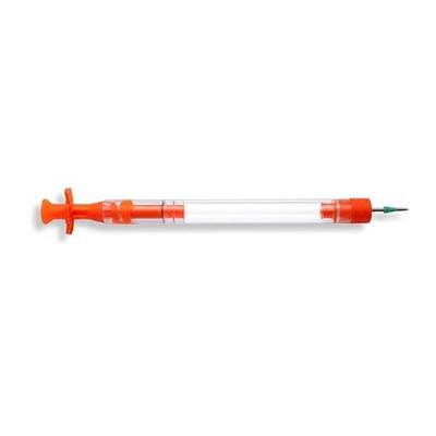 Standard Model - 5cc | 1-1/2in Length Configuration - Box of 24 | Livestock Field Applicators | Transparent Polycarbonate Field Applicators | Compatible with Select Field Equipment | Empty