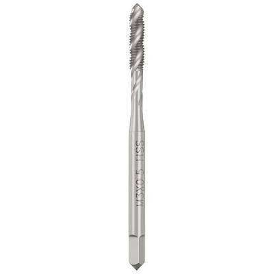 M3 x 0.5 Spiral Flute Thread Tap - M2 High Speed Steel Right Hand Thread Tap Polished Finish Screw Thread Milling Machine Taps Threading Tapping