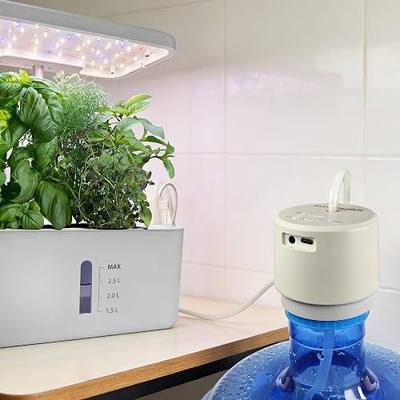Automatic Watering System for Hydroponics Growing System, Auto Top Off System with Universal Indoor Hydroponic Garden Sensor and Water Jug Pump, Auto Water Refiller for 5 Gallon Bottle