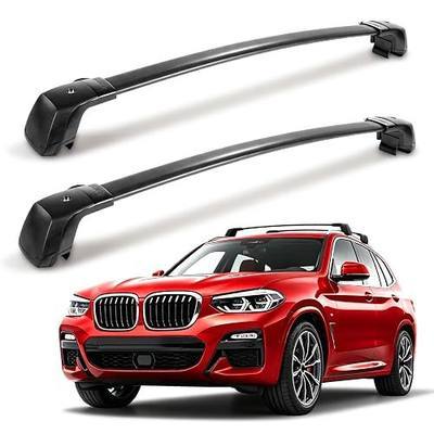 350 LBS Roof Rack Cross Bars Fit for BMW X3 G01 2018-2026 (Not for G45), Lockable Aluminum Crossbars Rooftop Cargo Carrier for Luggage Bike Kayak Ski
