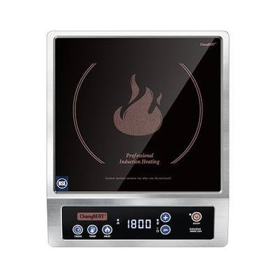 ChangBERT Professional Induction Cooktop, NSF Certified Countertop Burner, Large Coil for Even Heating, Precise Temperature Control, 10 Hours Timer, 1800W Powerful Hot Plate for Home & Commercial Use