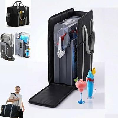 Slushie Machine Carrying Bag for Ninja Slushie Max FS605 FS301 FS300 Iceman RJ62, Large Capacity Pocket for Slushie Machine Accessories, Thick Protector Compatible with Most Slushie Machine Models | Large capacity is suitable for most slushie machine, Access controls without opening