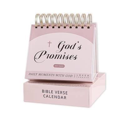 365-Day Inspirational Desk Calendar for Women - Large Coil Bound Motivational Desktop Decorations Calendar with Daily Affirmations - Cute Positive Office Desk Decor Gifts for Women (Beige)
