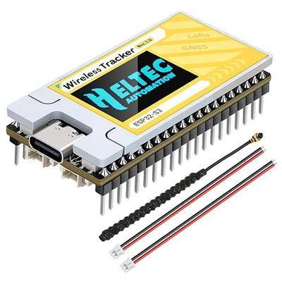ESP32 Wireless Tracker V2 Development Board LoRa Meshtastic Mesh Node | ESP32-S3 SX1262 UC6580 GNSS GPS Module with 915MHz LoRa Antenna for Tracking Communication