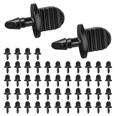 50PCS 1/4 Inch Drip Irrigation Barbed End Plug – End Caps for Irrigation Plugs for Drip Line, Tubing Stopper, for Irrigation Tubing, Plastic Tubing Plug Kit for Connection in Lawn, Garden