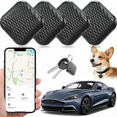 Mini GPS Tracker for Vehicles, Hidden Tracking Device for Vehicles, Car Tracker No Subscription Work with Find My (iOS Only), Vehicle Tracker with Audio for Kids, Dogs, Key, Luggage (2)