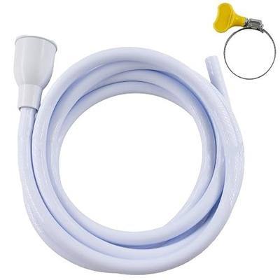 3m/118.11 Inch Garden Hose Extension, Swivel Hose Extension, Tap Extension Hose For Kitchens, Bathrooms and Outdoor Gardens (White)