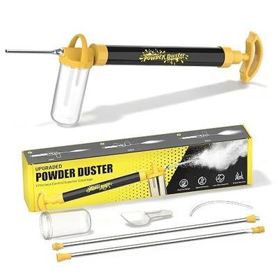 Diatomaceous Earth Duster, Upgraded Powder Duster, Powder Sprayer with Adjustable Length 4FT, Multi-Purpose Application for Indoor Outdoor Garden
