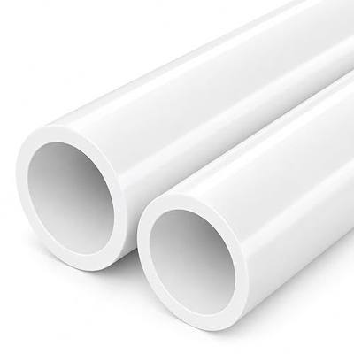 2 Pcs 1/2 Inch PVC Pipe with 0.84 Inch OD, 17 Inch SCH40 White Furniture Grade PVC Pipes, Fits Standard 1/2 Inch PVC Fittings, Easy to Cut for DIY Frames, Greenhouse, Garden and Workshop Projects