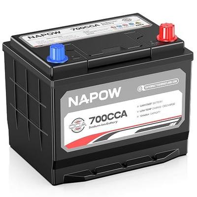 12V 40Ah Sodium Ion Car Battery, 700CCA IP65 Waterproof Automotive Group Size 35 Battery for Car RV Marine