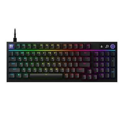 Logitech G316 X 98 Mechanical Gaming Keyboard (Tactile) - Black | Hot-Swappable Tactile Mechanical Switches, Gasket Design, PBT Keycaps, <8Khz, LIGHTSYNC RGB, Dot-Matxix LED Display, USB-C