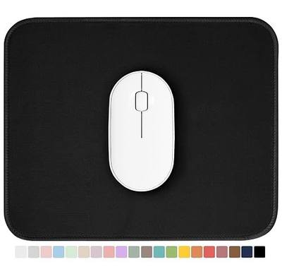 Black Mouse pad, Featuring a wear-Resistant Stitching Edge Design. It can be Used Either Horizontally or Vertically. Made of Anti-Slip and Water-Resistant Rubber Material. (Black)