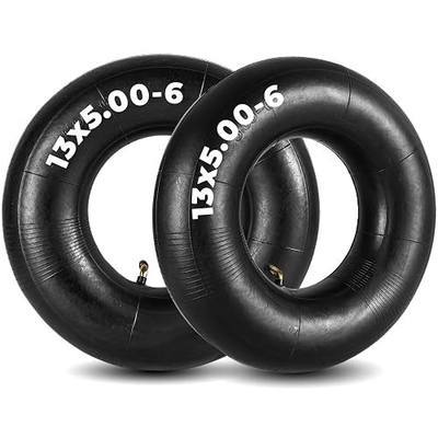 NATGAI 13x5.00-6 Inner Tube, Heavy-duty Replacement Tire Tube with TR-87 Bent Valve Stem 2 Pack, Fits 6" Rim for 13x5-6 Mowers, Wheelbarrow Tire, Yard Tractors, Go Kart, ATV and more