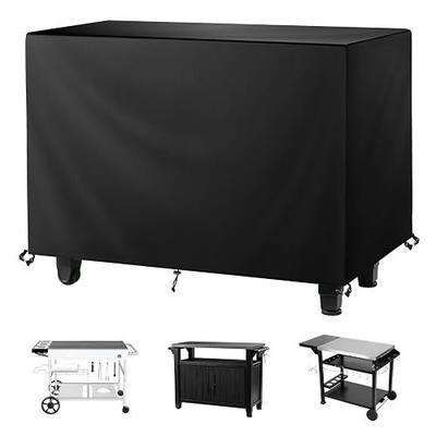 Grill Cart Cover,52 inch Waterproof Outdoor Prep Table Cover All-Weather Protection Tool Box Cover for Outdoor Kitchen Island & Storage Cabinet, Dust-Resistant, Rip-Resistant