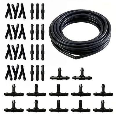 Windshield Washer Hose Kit,4M Rubber Hose with 36 Pcs Leak-Proof Connectors,Fits Washer Pumps & Nozzles for Most Cars, Trucks, SUV