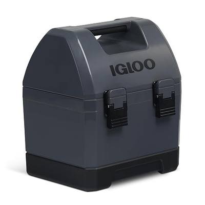 Igloo Gripper CoolBox 10 Qt Lunch Box Cooler | Insulated Hard Cooler | Tactical Grey