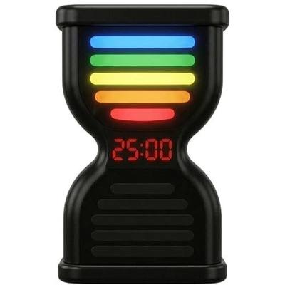 Pomodoro Timer for Productivity, Visual Countdown with Light Flow, Flip Timer 25/5 min, Custom Countdown Count-up, USB-C Rechargeable, Silent, Study for Kids Students ADHD Gift Work Classroom Office