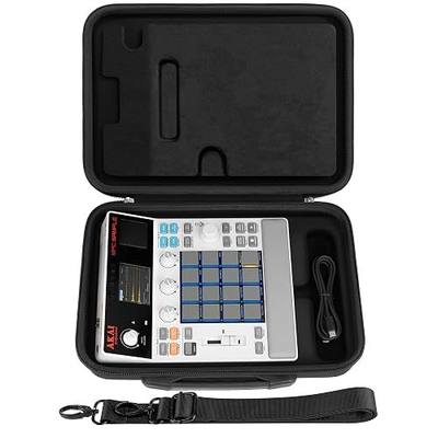 GEEKRIA Hard Shell Travel Case Compatible with Akai Professional MPC Sample Portable Groovebox, Audio Sampler Carrying Bag (Black)
