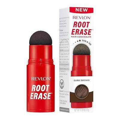 Revlon Root Erase Hair Concealer, Instant Root Touch Up, Temporary Hair Color, 02 Dark Brown, 0.10 oz