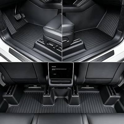 SUPER LINER Tesla New Model Y Juniper 2025 2026 Floor Mats ,9PCS | Custom Fit TPE Cargo Liner, Seat Back Protector & Accessories , All Weather Pet & Child System(Only fit Premium&Performance)