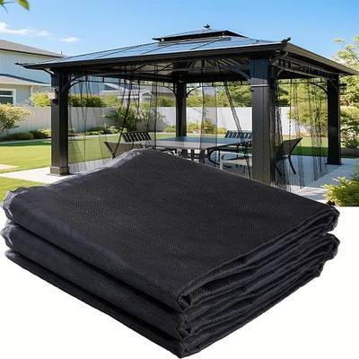 Patio Mosquito Netting, 10x13FT UV Resistant Bug Mesh for Balcony & Plants