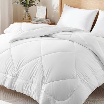 COHOME King Size Wool Comforter – 100% Australian All-Season Duvet Insert | 300GSM Warm, Breathable & Ultra-Soft Wool Fill with Premium Long-Staple Cotton Cover & 8 Corner Ties, White 102" x 90"