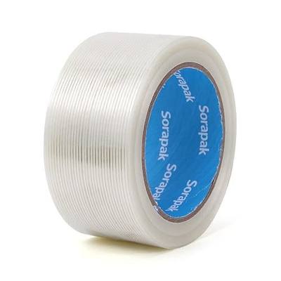 Heavy Duty Filament Tape 2in x 35yd Fiberglass Box Sealing Shipping | Fiberglass reinforced heavy-duty strong adhesion for box sealing pallet securing shipping warehouse logistics packaging