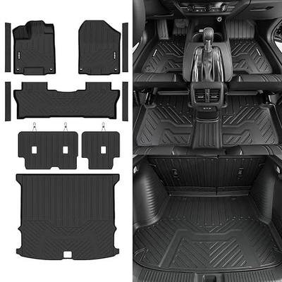 Naibeve Floor Mats for 2019-2025 Honda Passport | All Weather Custom Fit Floor Mats, Cargo Mat, Backrest Mats, Door Sill Guards Interior Protector accessories