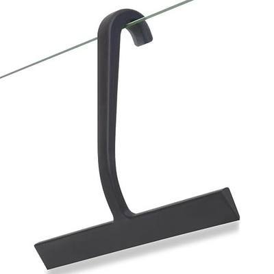 Silicone Squeegee for Shower Glass, with Steel-Core Hook
