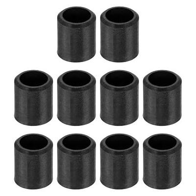 uxcell 10Pcs Sleeve Bearing Plastic Bushings ID 5mm x OD 7mm x Length 8mm POM Wrapped Oilless Bushing, Black