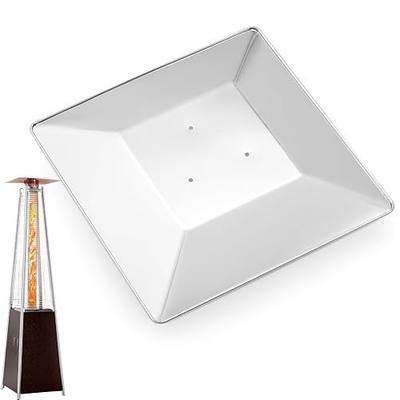 Pyramid Patio Heater Heat Reflector Shield Top (4.33inch Hole Spacing), Outdoor Heater Replacement Parts, Aluminum Reflector Shield, Suitable for Most Pyramid Gas Heater, Glass Tube Heater 1 pack