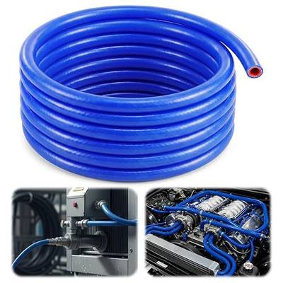 Outus 1/2" ID Silicone Heater Hose 25ft Roll, Coolant Radiator Straight Rupture Pressure 80 Psi Reinforced High Temperature for Water/gas Transportation for Vehicle Cooling Systems(Blue)
