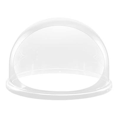 VEVOR Cotton Candy Machine Cover 21 Inch, Acrylic Dome Bubble Shield Compatible with 20 inch Commercial Cotton Candy Floss Maker Bowl for Party, Shops, Bottom Groove Design, Transparent