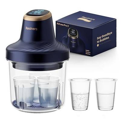 Resiners Airless Pro3 Resin Bubble Remover, 3mins Remove 99.99% Bubbles | 2026 Upgraded, 99kPa Vacuum, 3.2L Chamber, 22L/min Airflow Removes Bubbles Fast, Ideal for Epoxy Resin, Jewelry and Resin Art