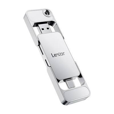 Lexar D70E 1TB Dual Drive External SSD, Up to 2000MB/s Read and 1800MB/s Write, Durable Metal Housing Design, Cable-Free Portable SSD for USB Type-C/Type-A Devices, Compatible with iPhone 17