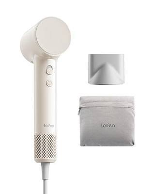 Laifen Air Hair Dryer, 15× High-Speed Drying with 110, 000 RPM Powerful Motor, Blow Dryer, Smart Temperature Control, Hair Accessories, Mini Travel & Ionic Hairdryer for Women, Milktea