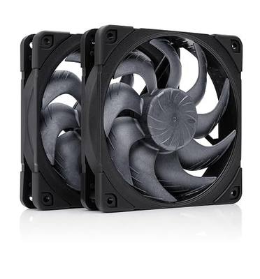 Noctua NF-A12x25 G2 PWM Sx2-PP chromax.Black, Dual Fan Set for Push-Pull and Side-by-Side Applications (Black)