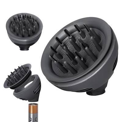 Curl Diffuser Attachment Compatible with Dyson Airwrap HS01 HS05 HS08,Professional Curly Hair Diffuser Styling Tool Accessory, Hair Diffuser to Dry Hair Quickly and Enhance Curl (gray)