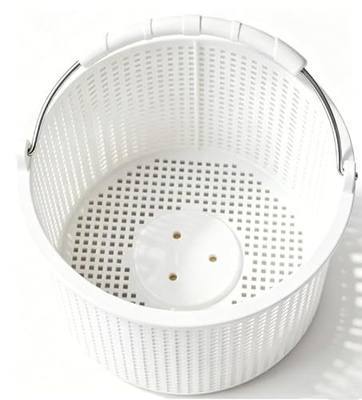 Inground Pool Skimmer Basket for Hayward SPX1082CA & Aladdin B-152 | Upgraded 7" Brass Weighted Skimmer Basket, Prevent Floating | with Stainless Steel Handle & Non-Slip Grip