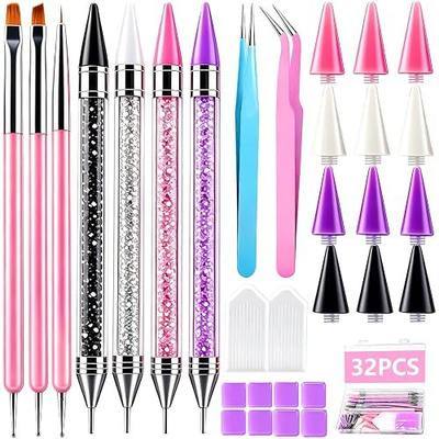 32Pcs Rhinestone Picker, Nail Rhinestone Picker Dotting Tool