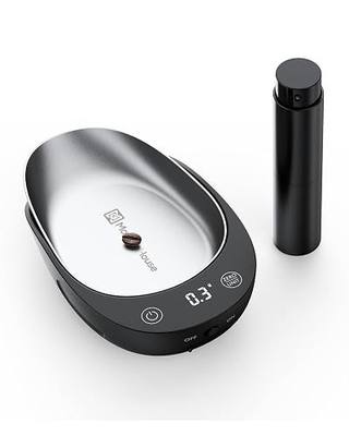 Maestri House S0 Coffee Bean Scale Set, 0.1g Precision 0.3-500g Coffee Scale with Magnetic Removable Metal Tray, 8ml Coffee Bean Spritzer, Type-C Rechargeable for Espresso