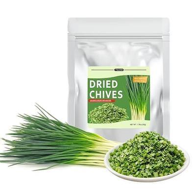 Fraunitsh Dried Chives, 1.76oz/50g, Chopped Dehydrated Chives, Chives Seasoning for Soups, Salads, Eggs, Stews, Sauces, Dips & Baked Goods, Long-Lasting Freshness for Everyday Cooking (1.76oz)